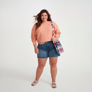 Triple Zip Hipster - Terra Cotta Rose
