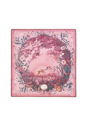 Bunny Narrative Square Scarf