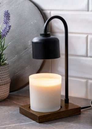 Arched Lamp Candle Warmer - Black