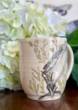 Whale Among the Weeds - Handmade Pottery
