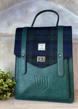 The Carloway Backpack - Black Watch Tartan