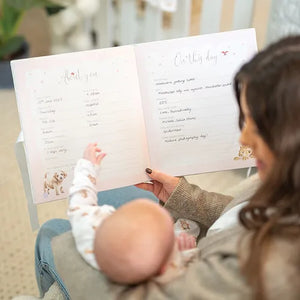 Green Baby Record Book - Little Wren Collection by Wrendale