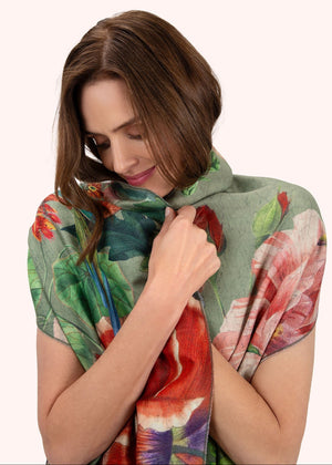 Lux Scarf - Botanical Bouquet