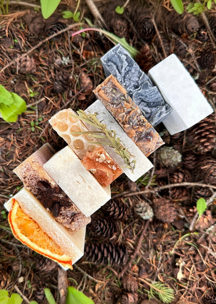 Sea Salt & Twig Infused Soap - Magical Forest