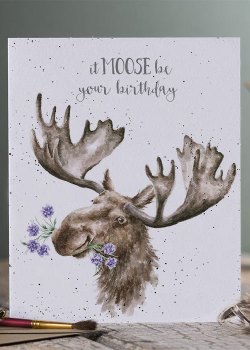 It Moose Be Your Birthday - Wrendale Occasion Card