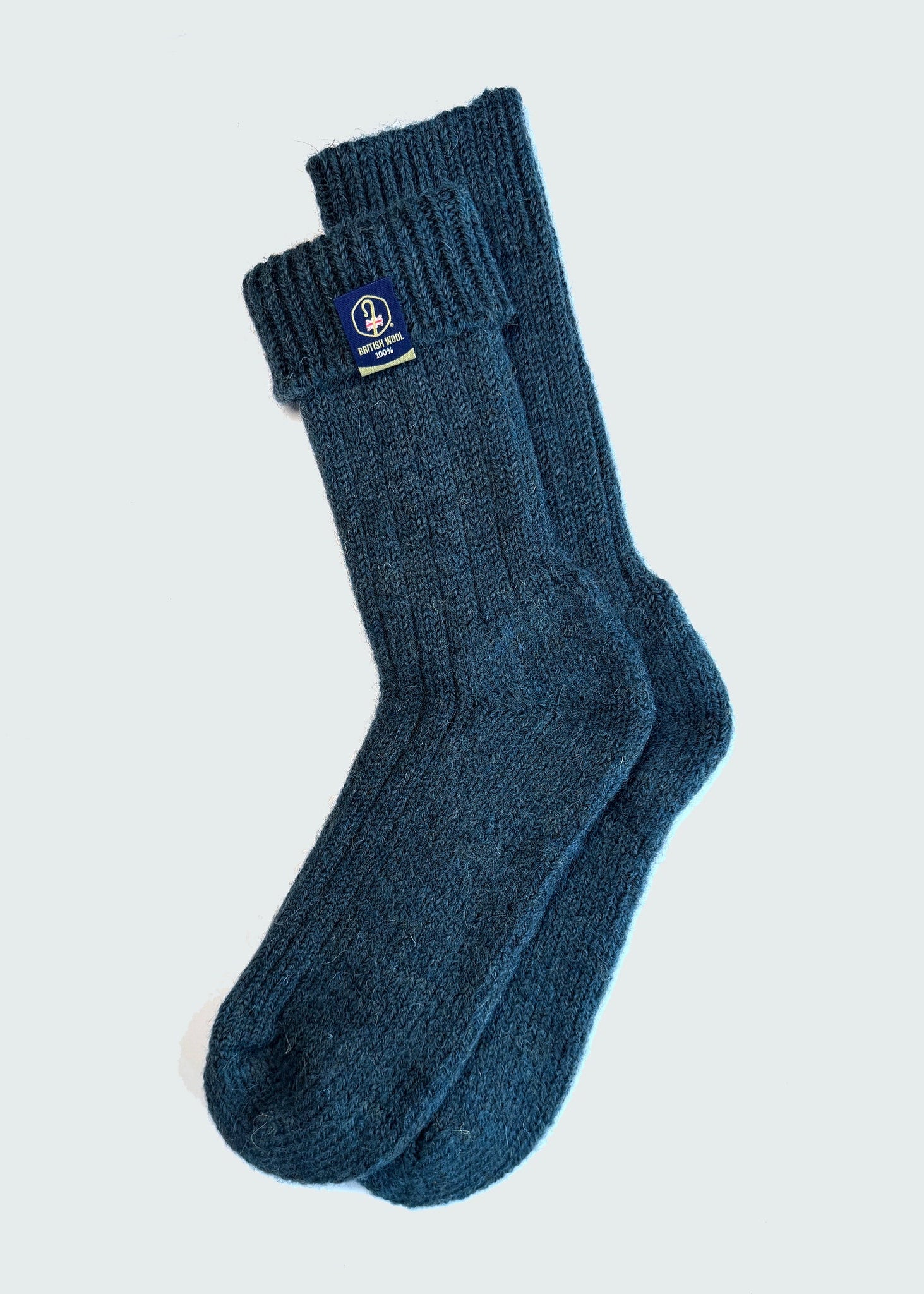 British Wool Boot Socks - Mallard