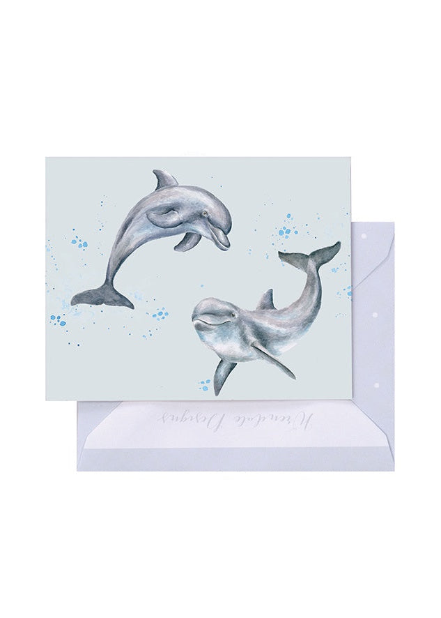 Wrendale Mini Card - Flippin' Around