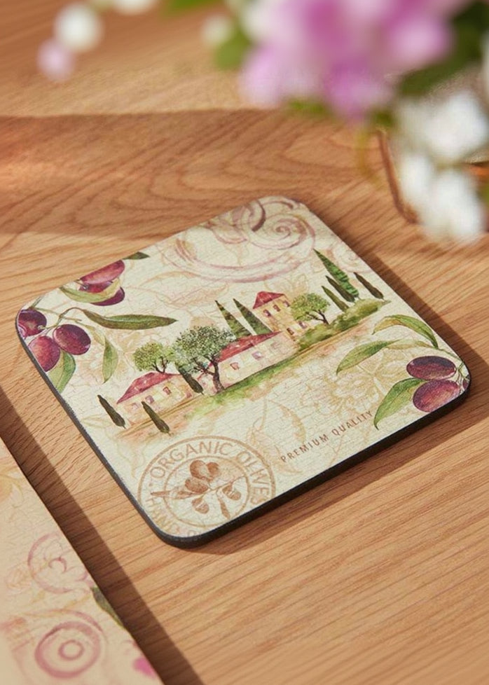 Olive Orchard Coasters