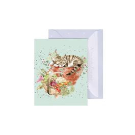 Wrendale Mini Card - Purrrfect Day