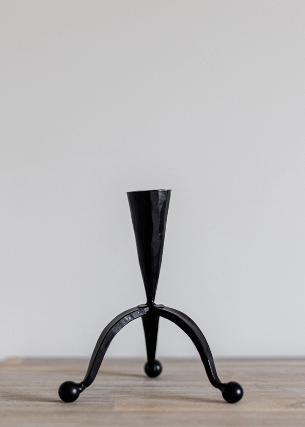 Iron Taper Candle Holder