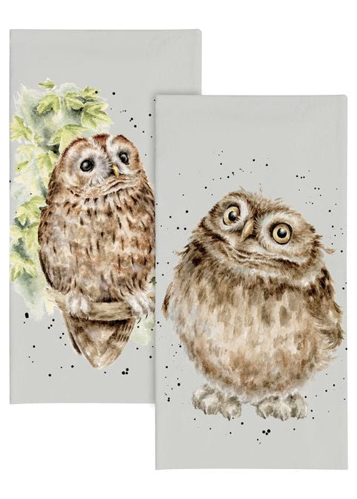 Wrendale Pocket Tissues - Round Owl