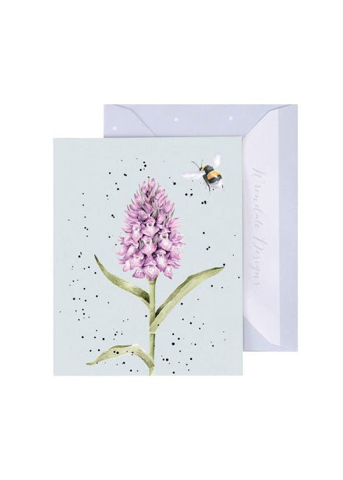Wrendale Mini Card - The Marsh Orchid
