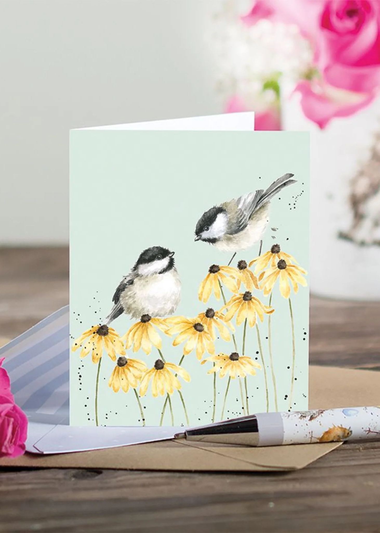 Wrendale Mini Card - My Sweet Chickadee
