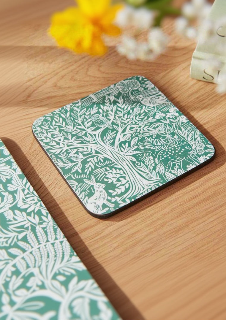 Sage Tapestry Pimpernel Coasters