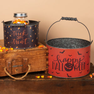 Halloween Treats Buckets