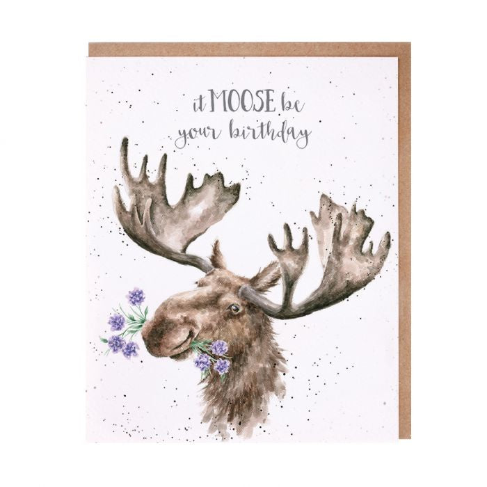 It Moose Be Your Birthday - Wrendale Occasion Card