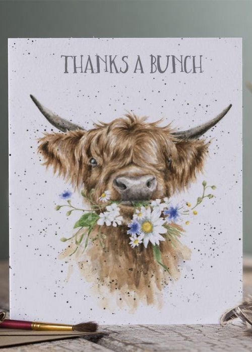 Thanks a Bunch - Wrendale Occasion Card