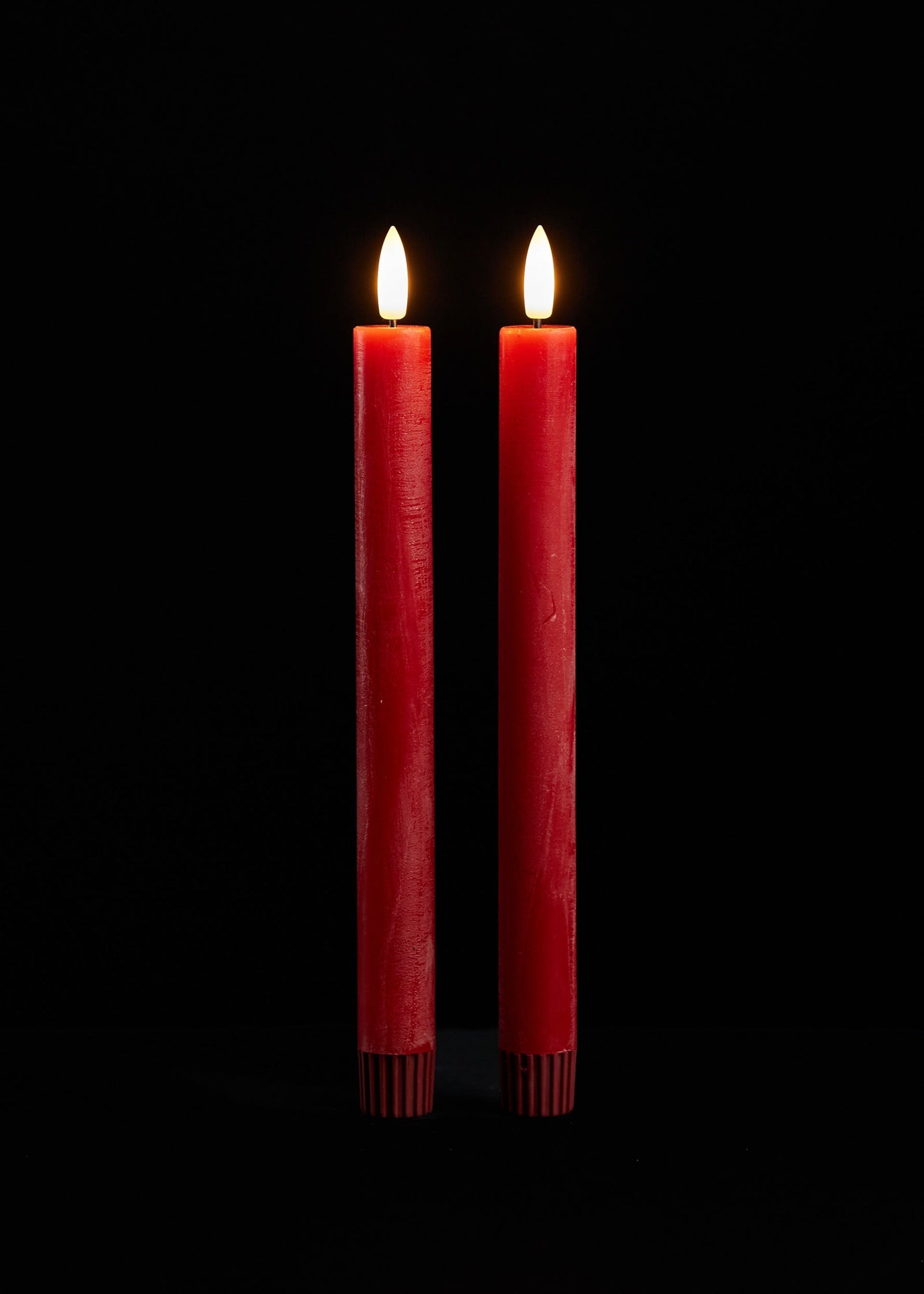 Set of 2 LED Tapers - Red