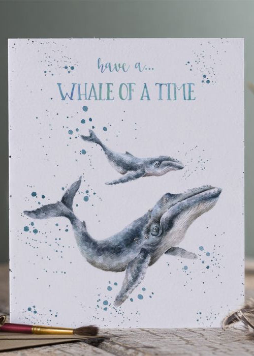 Whale of a Time - Wrendale Occasion Card